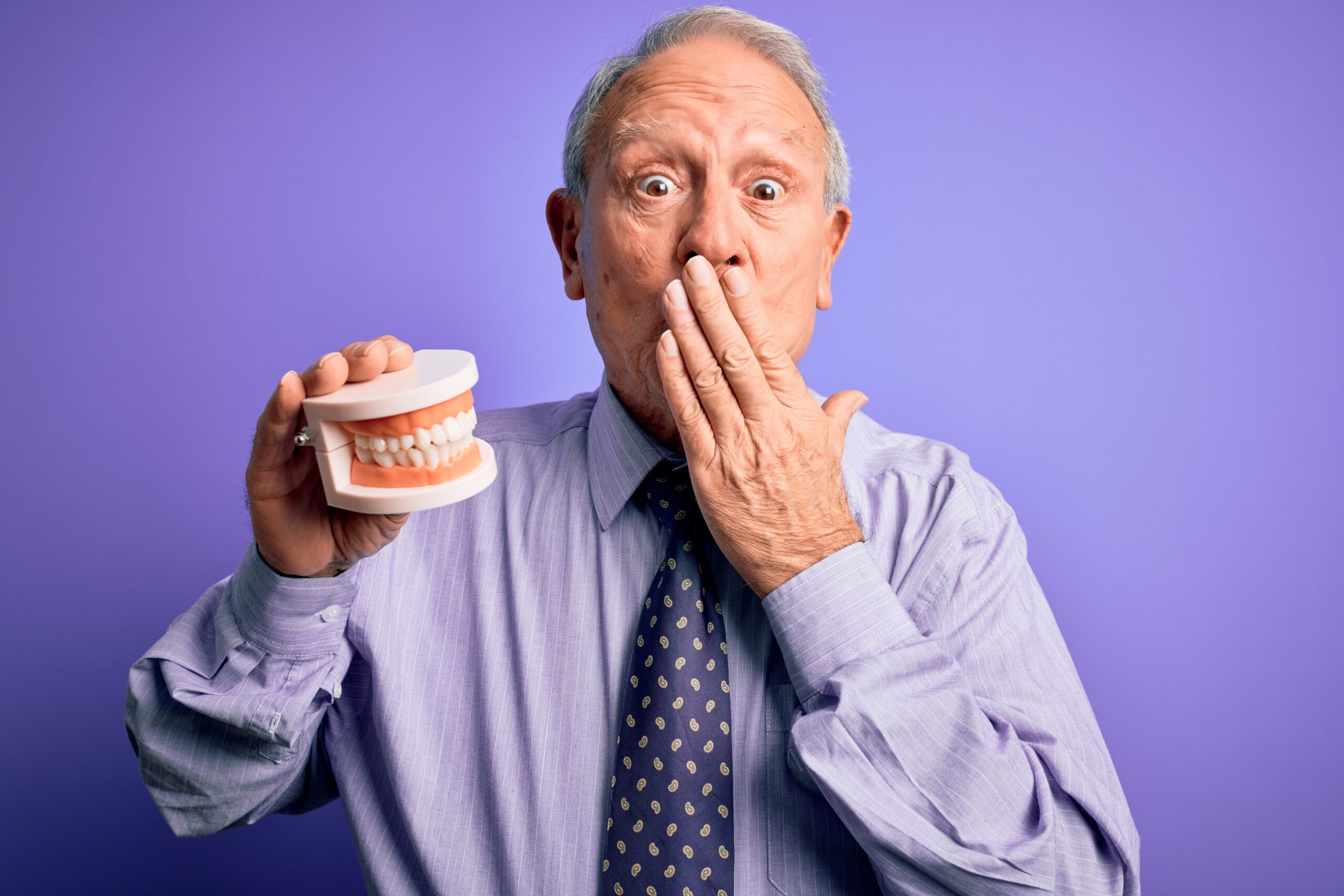 Dental Care vs Dentures for Seniors