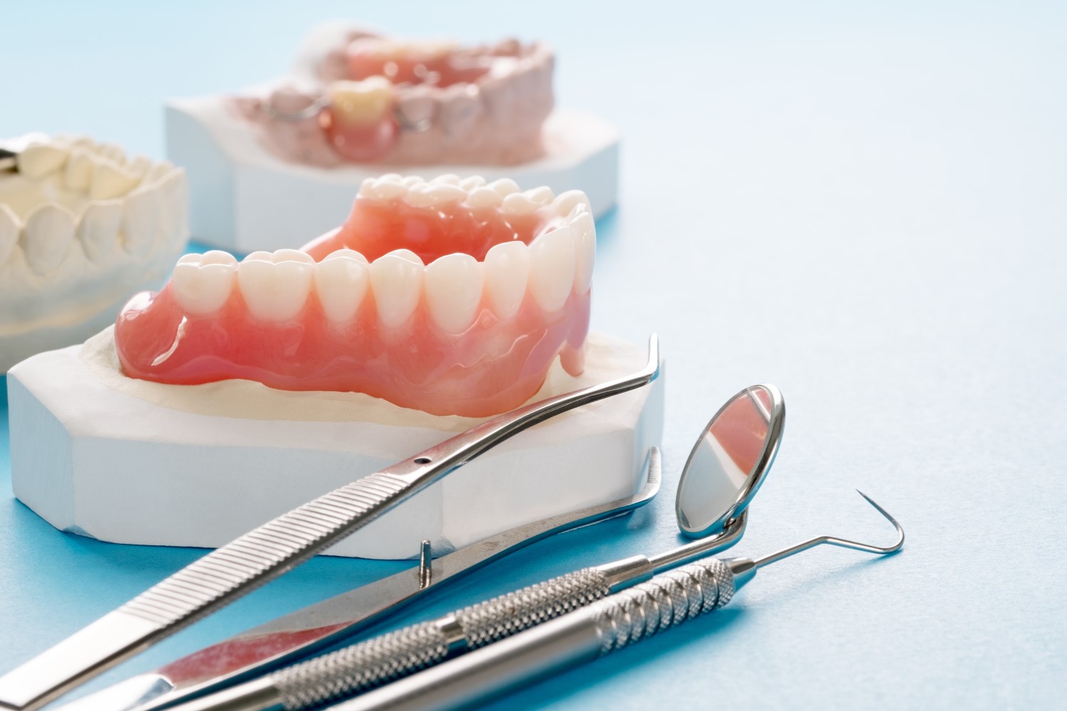 Full Denture Blue Bg, Dentex Dental
